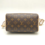 Louis Vuitton Monogram Speedy Bandouliere 20 Handbag Beige