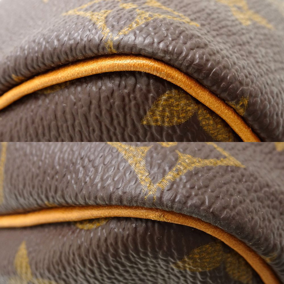 Louis Vuitton Monogram Speedy 25  Handbag Brown