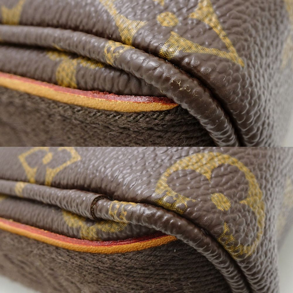 Louis Vuitton Monogram Trotter Bobourg Shoulder Bag Brown