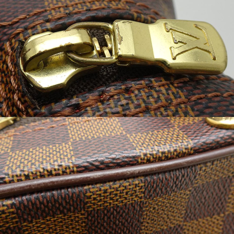 Louis Vuitton Damier Olaf PM Crossbody Shoulder Bag Ebene