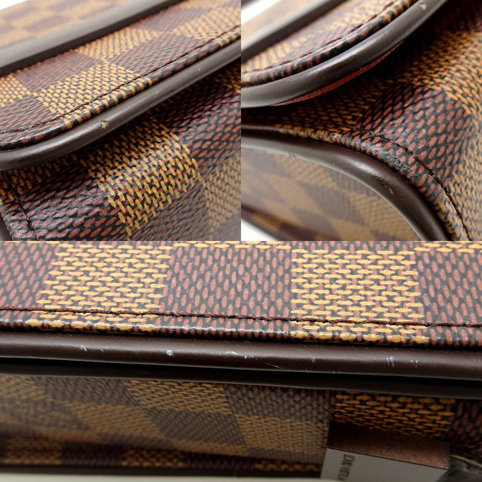 Louis Vuitton Damier Tribeca Ron Shoulder Bag Ebene