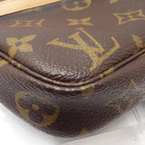 Louis Vuitton Monogram Pochette Accessoire Handbag Brown