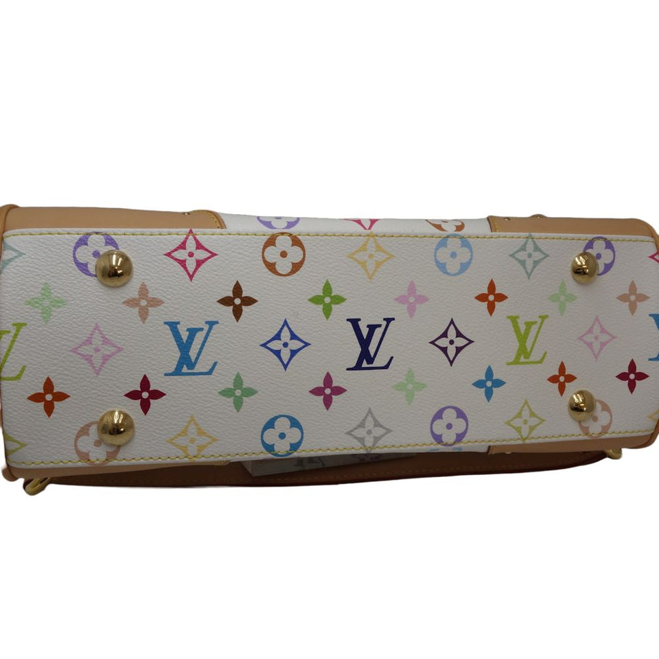 Louis Vuitton Multicolor Beverly MM Shoulder Bag White