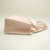 Louis Vuitton On The Go PM Emplant Handbag Light Pink