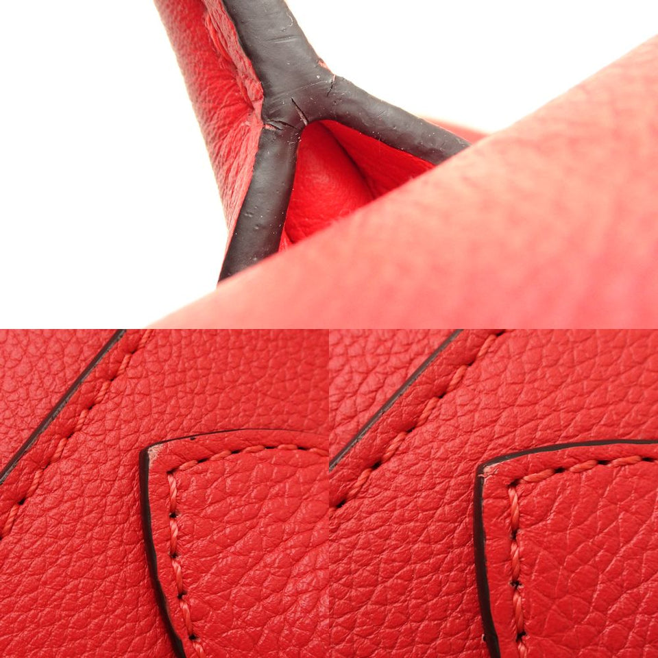 Louis Vuitton Lock Me Backpack Daypack Ruby