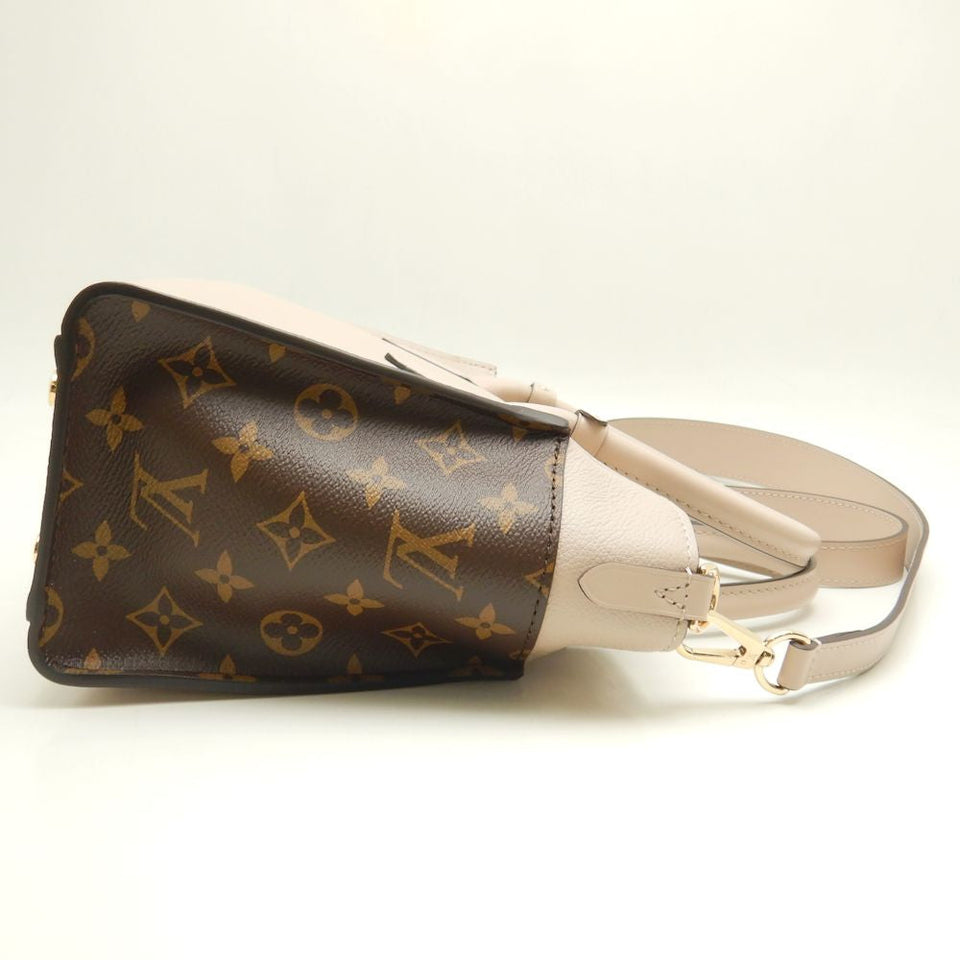 Louis Vuitton On My Side PM Handbag Greige Creme