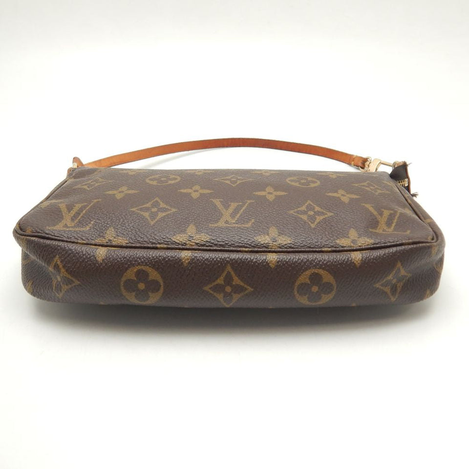 Louis Vuitton Monogram Pochette Accessoire Handbag Accessory Pouch Brown