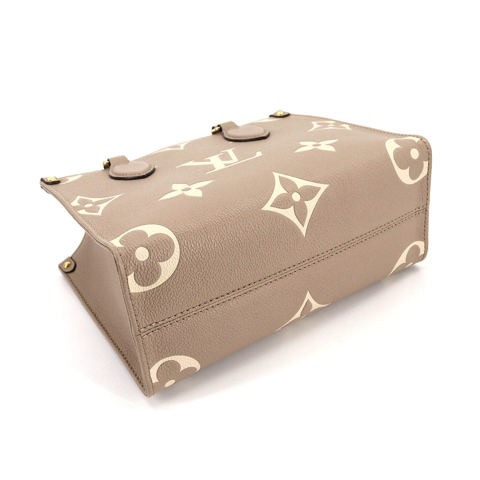Louis Vuitton Bicolor Monogram Implant Onthego PM 2 Way Tote Shoulder Bag