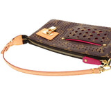 Louis Vuitton Monogram Perfo Pochette Accessoire Fuchsia Handbag