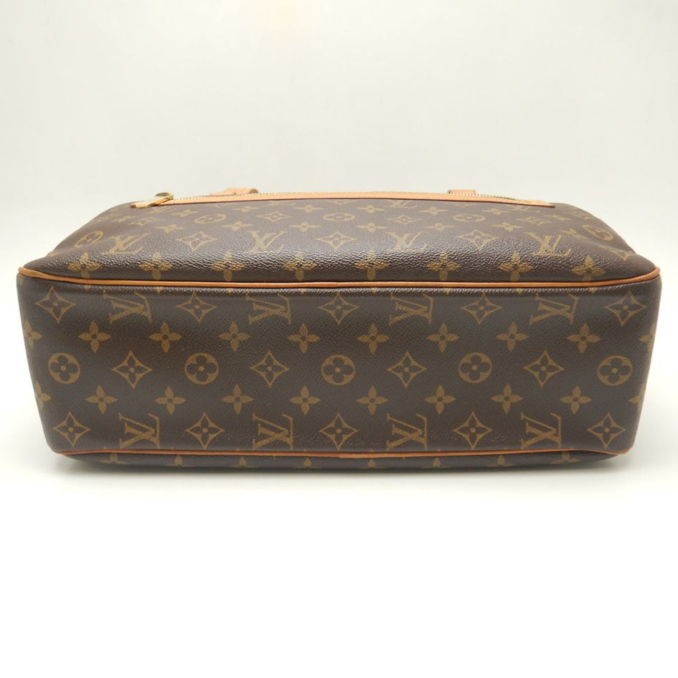 Louis Vuitton Monogram Cite GM Shoulder Bag Brown
