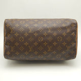 Louis Vuitton Monogram Speedy 30 Handbag Brown