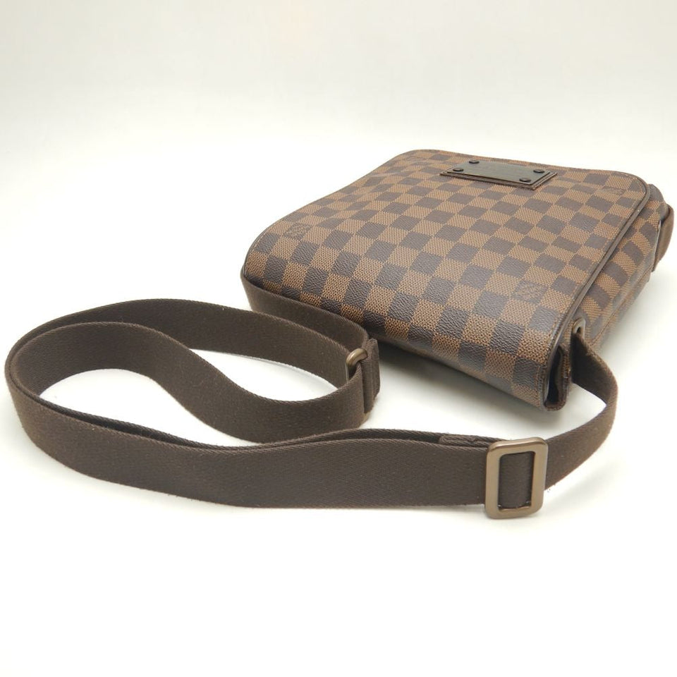 Louis Vuitton Damier Brooklyn PM Shoulder Bag Ebene