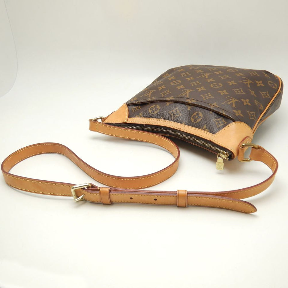 Louis Vuitton Monogram Odeon PM Shoulder Bag Brown