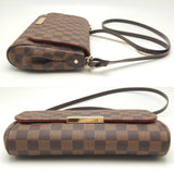Louis Vuitton Damier Favorite MM Shoulder Bag Ebene