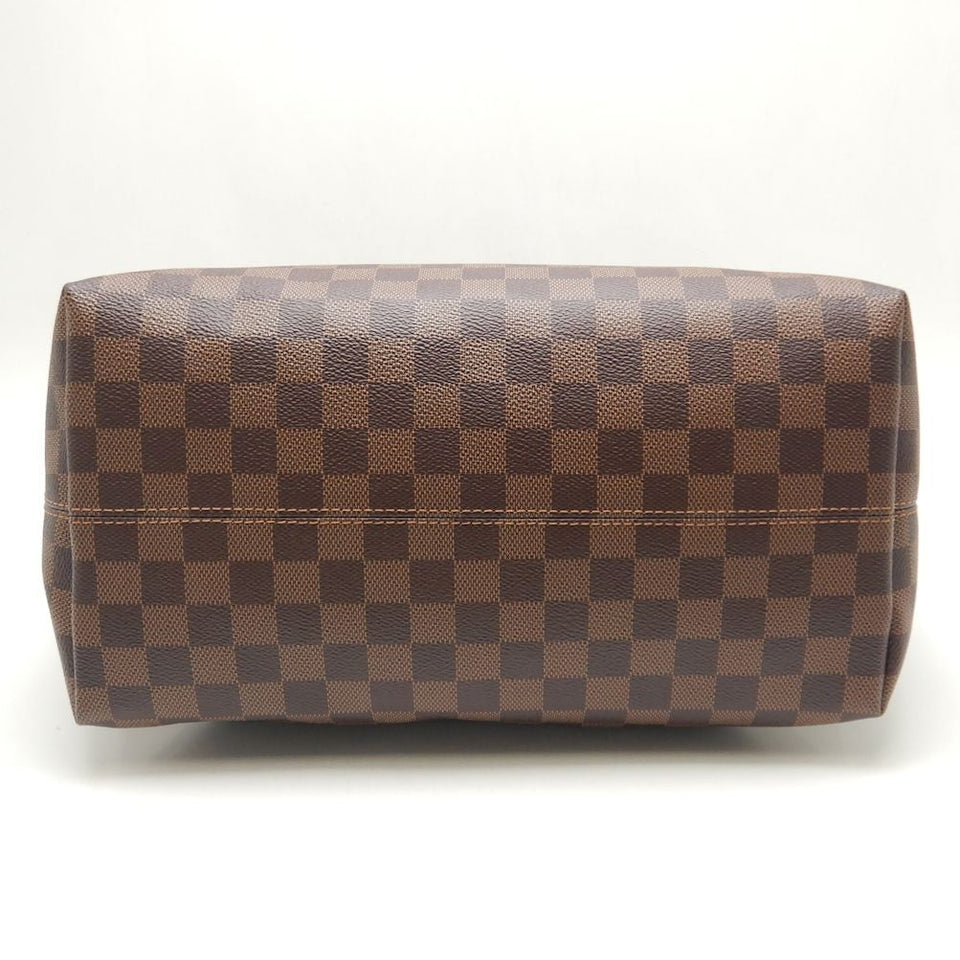 Louis Vuitton Damier Jena MM Tote Bag Brown