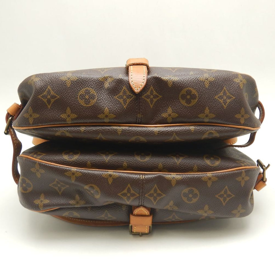 Louis Vuitton Monogram Saumur 30 Shoulder Bag Brown