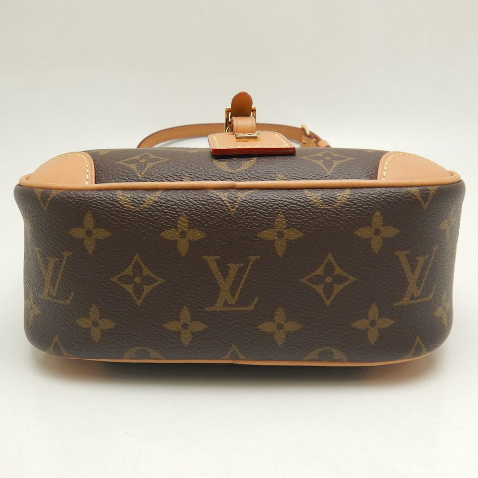 Louis Vuitton Monogram  Deauville Mini Shoulder Bag Brown