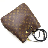 Louis Vuitton Monogram Neonoe Shoulder Bag Brown Noir