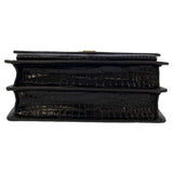 Saint Laurent- Paris Chain Shoulder Bag Embossed Sunset Black