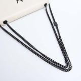 Saint Laurent- Leather Classic Kate Chain Shoulder Bag White/Black