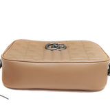 Gucci GG Marmont Shoulder Bag Leather Light Brown