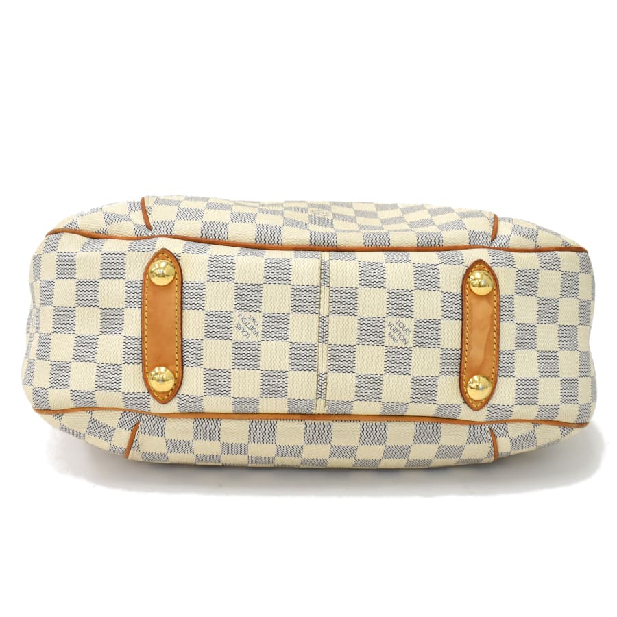 Louis Vuitton Galliera PM Shoulder Bag Damier Azur Ivory