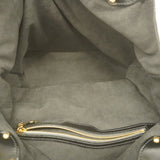 Louis Vuitton Mahina L Noir Hobo Bag Black