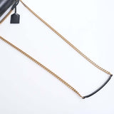 Saint Laurent- Sunset Chain Shoulder Bag Black