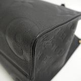 Louis Vuitton On The Go MM Monogram Amplant Handbag Black