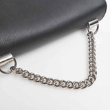 Louis Vuitton Leather LockMe Chain Shoulder Bag Noir Black