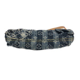 Louis Vuitton Mini Pleaty Monogram Denim Shoulder Bag Blue