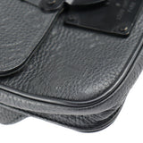Louis Vuitton S Lock Sling Bag Monogram Waist Bag Taurillon Leather Noir