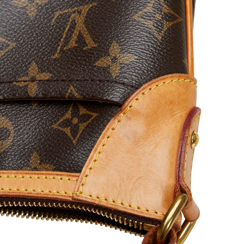 Louis Vuitton Monogram Odeon PM Crossbody Shoulder Bag Brown
