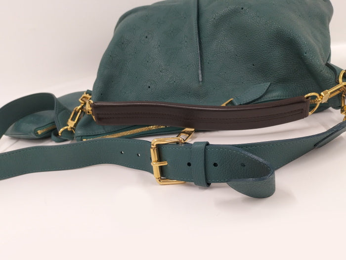 Louis Vuitton Shoulder Bag Selene MM Mahina Lagon Green