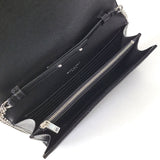 Saint Laurent- Chain Wallet Black Silver