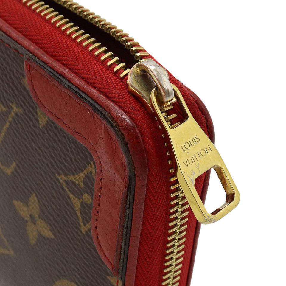 Louis Vuitton Monogram Zippy Wallet Retiro Round Zipper Long Wallet
