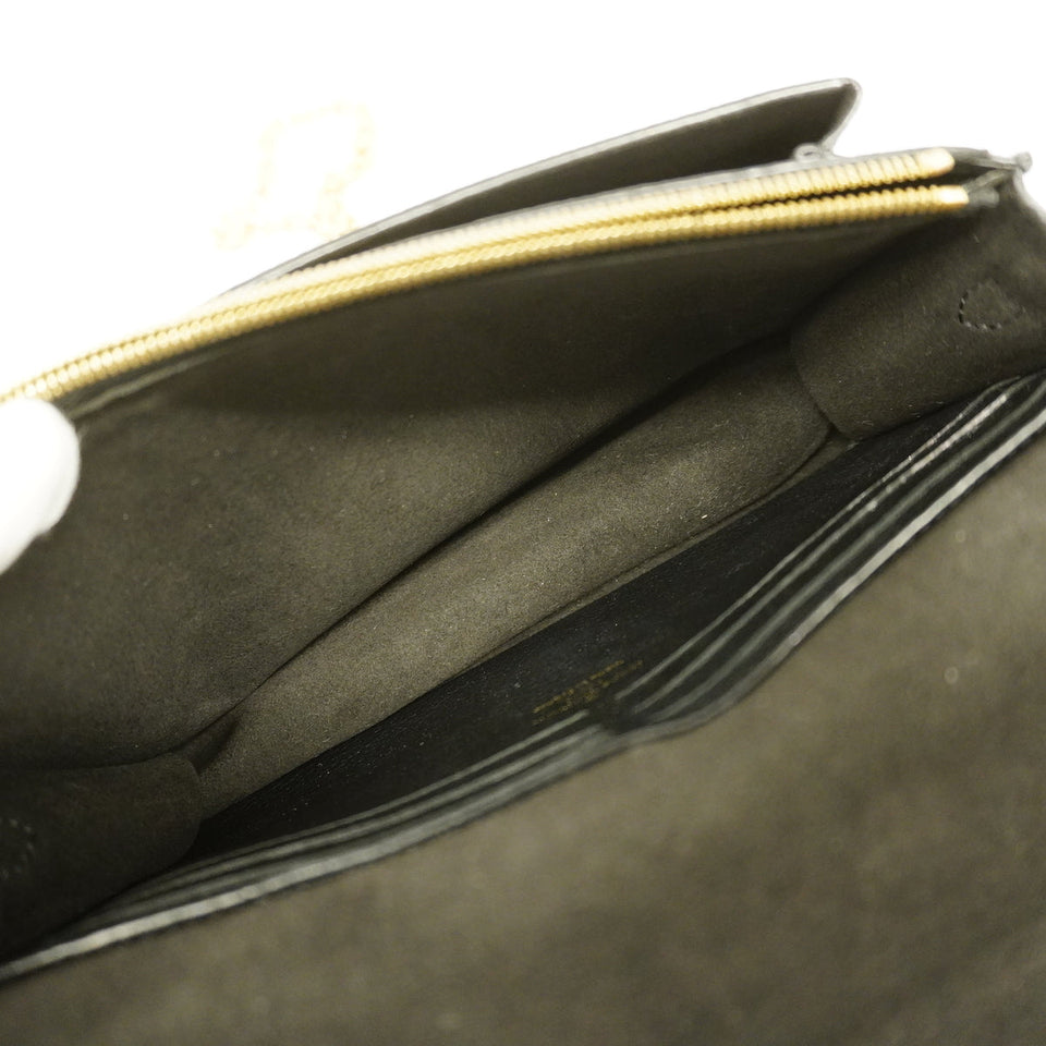 Louis Vuitton Vavin Chain Wallet Monogram Implant Noir Black