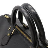 Louis Vuitton Epi Speedy 35 Handbag Boston Bag Leather Noir Black