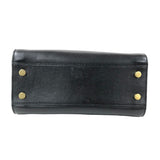 Saint Laurent- Cabas Leather Handbag Black
