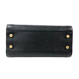 Saint Laurent- Cabas Small Leather Handbag Black