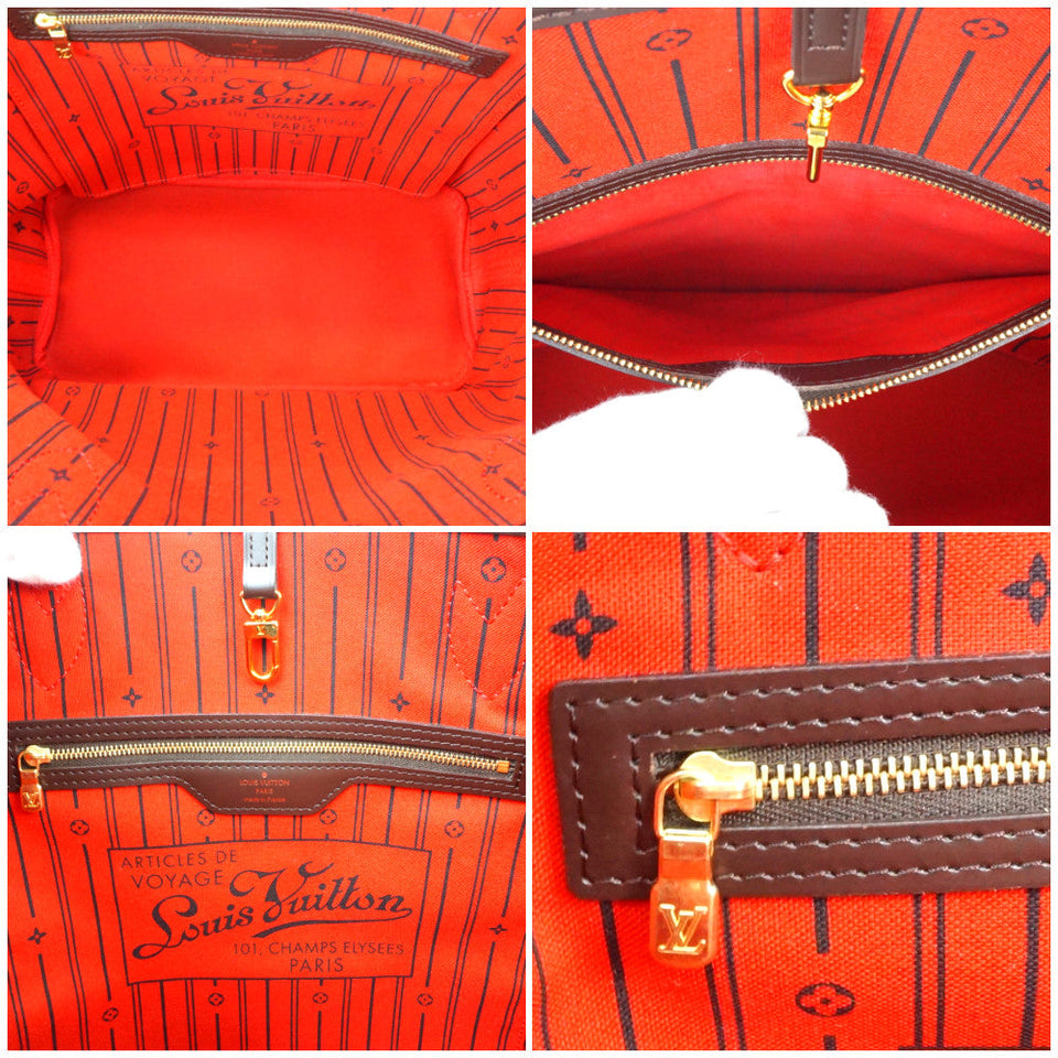 Louis Vuitton Neverfull MM Damier Ebene Canvas Brown