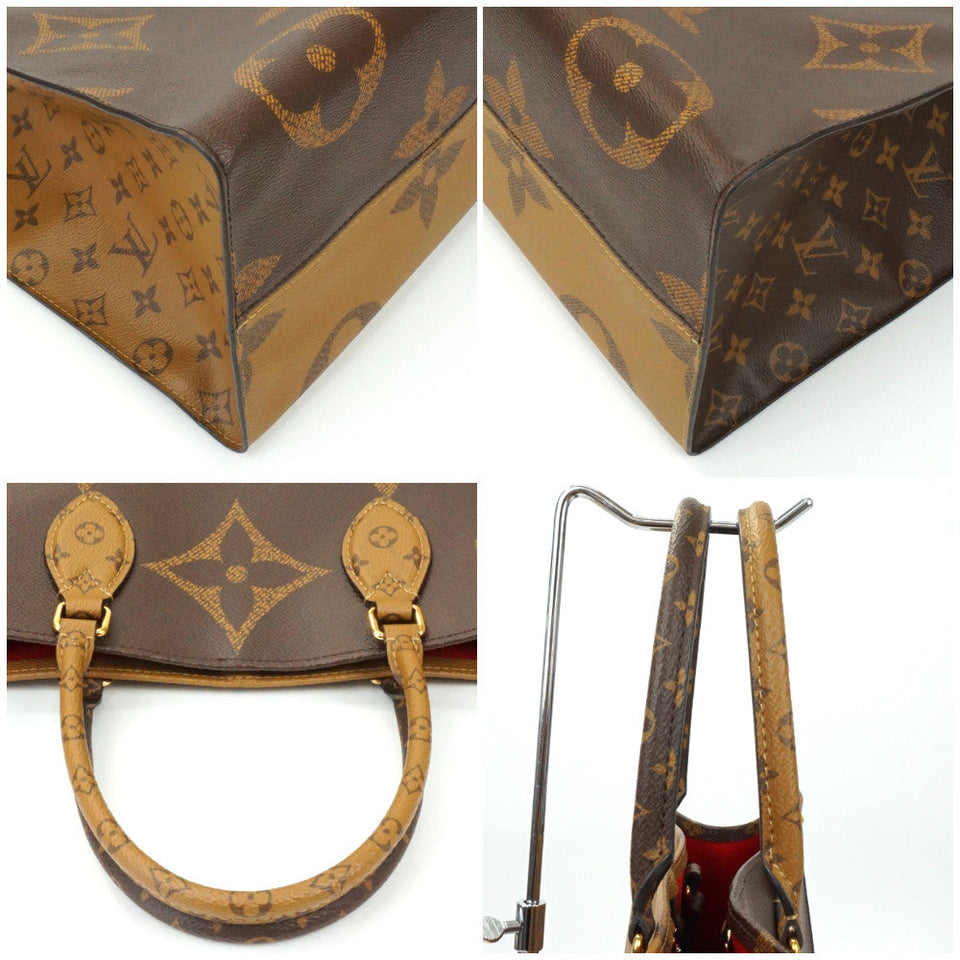 Louis Vuitton Giant On The Go GM Monogram Reverse Brown