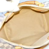 Louis Vuitton Handbag Damier Azur Speedy 30 Boston Bag White