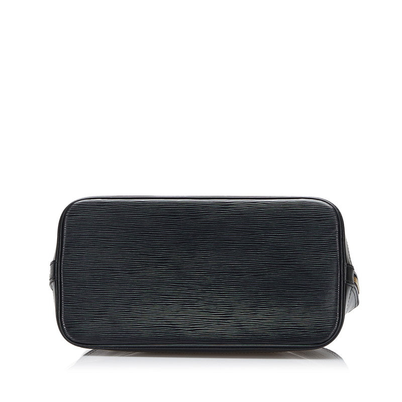 Louis Vuitton Epi Alma Handbag Noir Black Leather