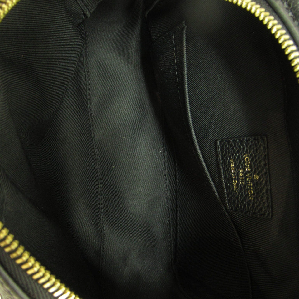 Louis Vuitton Saintonge Shoulder Bag  Monogram Implant Black