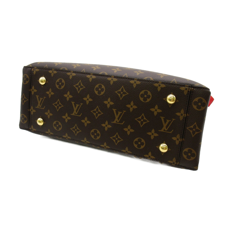 Louis Vuitton Flower Tote Bag Monogram Canvas Red