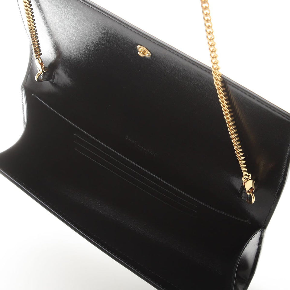 Saint Laurent- Wallet on Chain Black