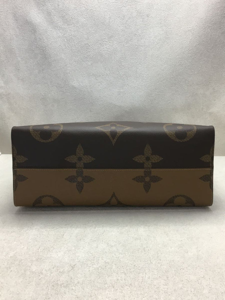 Louis Vuitton On The Go Gm Monogram Tote Bag Pvc Brown