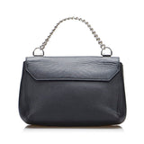 Louis Vuitton Lock Me 2 BB Handbag Shoulder Bag 2WAY Noir Black Leather