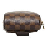 Louis Vuitton Damier Jeronimos Shoulder Bag Body Bag Waist Bag Brown PVC Leather